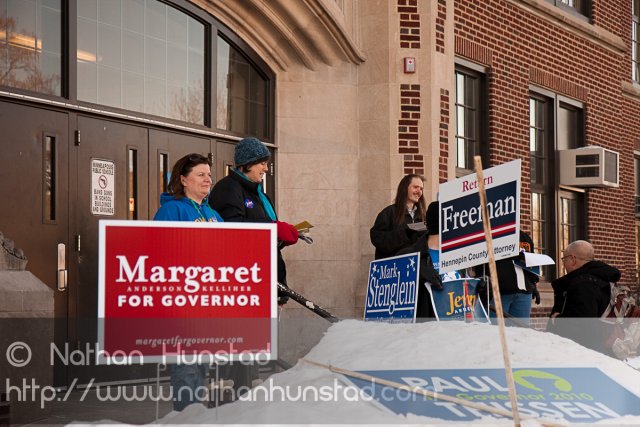 Jenny Arneson volunteers at the SD59 convention